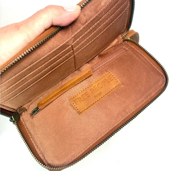 Free People Distressed Vegan Wallet - Picture 6 of 9